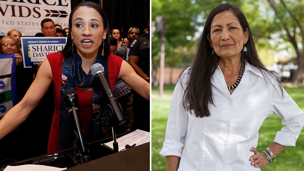 Deb Haaland e Sharice Davids _AP Photo