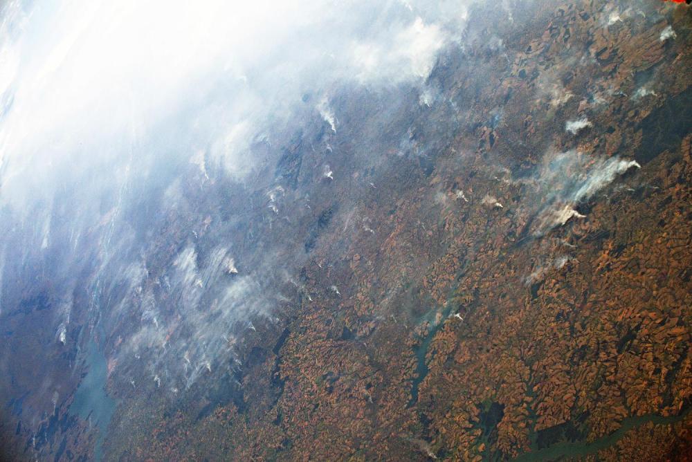 Incendi in Amazzonia dalla Stazione Spaziale_Foto_ ESA_NASA _L Parmitano