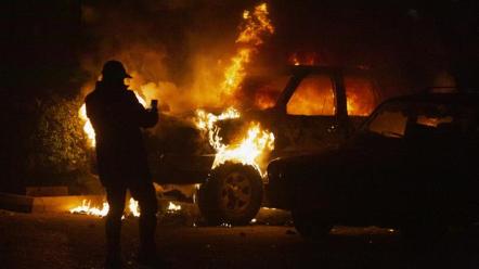 Le dimostrazioni sono diventate più violente negli ultimi giorni nella capitale del Libano_Sam Tarling _ Getty Images