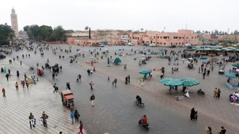 People gather at Jamaa Lafna square in Marrakech_Morocco _Youssef Boudlal_Reuters