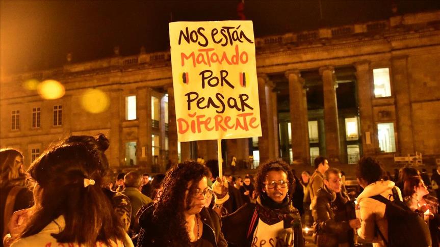 Bogotà 2018_Proteste contro le uccisioni dei leader sociali_Susana Noguera - Agenzia Anado