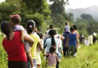 desplazamiento-ed_I gruppi armati di Antioquia hanno spostato 70 famiglie indigene dalla loro riserva_Foto di riferimento del file
